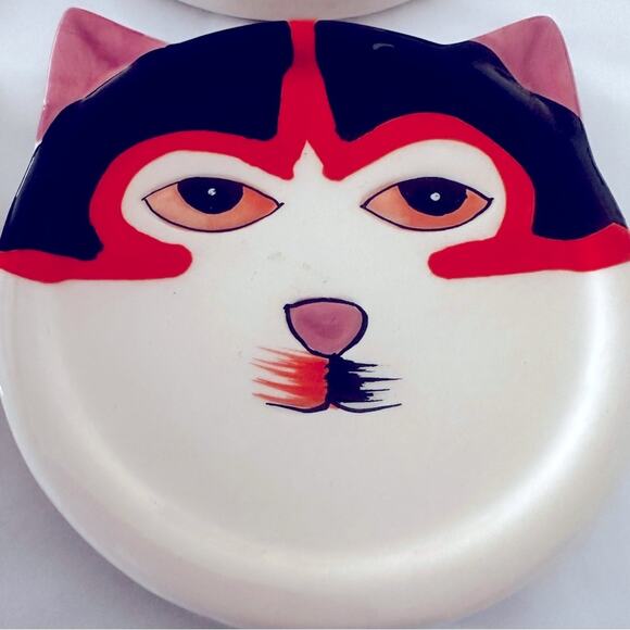 Cat coasters set of 4 cat lovers house warming gifts Mom gifts - Picture 4 of 5